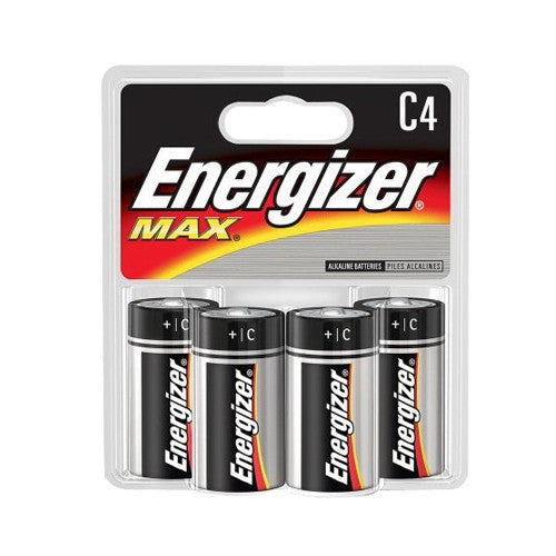 Energizer Max C4 Alkaline Battery - 4 Ea